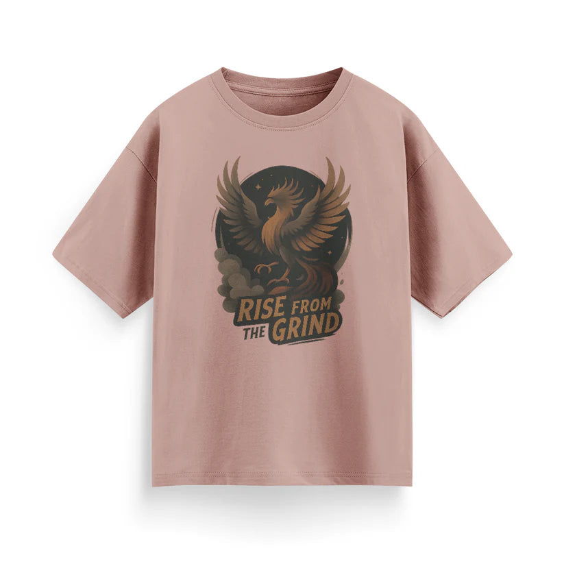 Rise from the Grind Unisex Oversized T-Shirt
