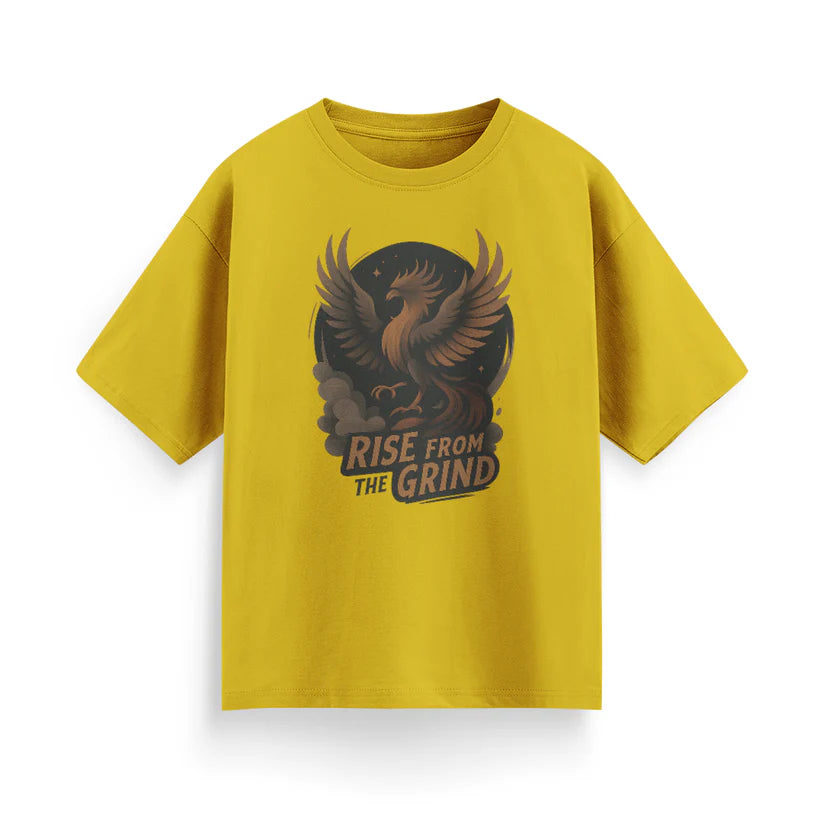 Rise from the Grind Unisex Oversized T-Shirt