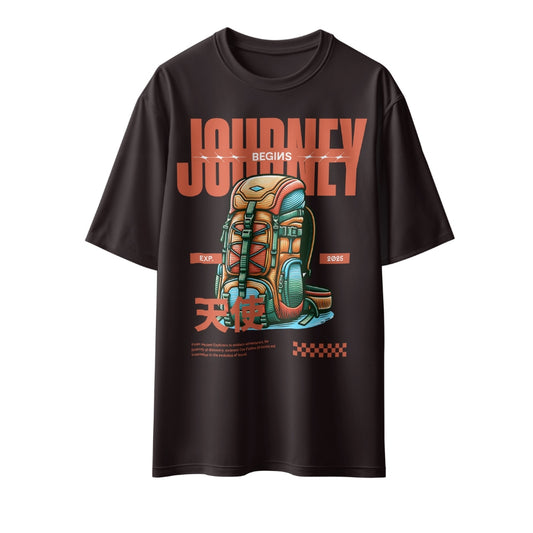 Journey Begins Unisex Oversized T-Shirt