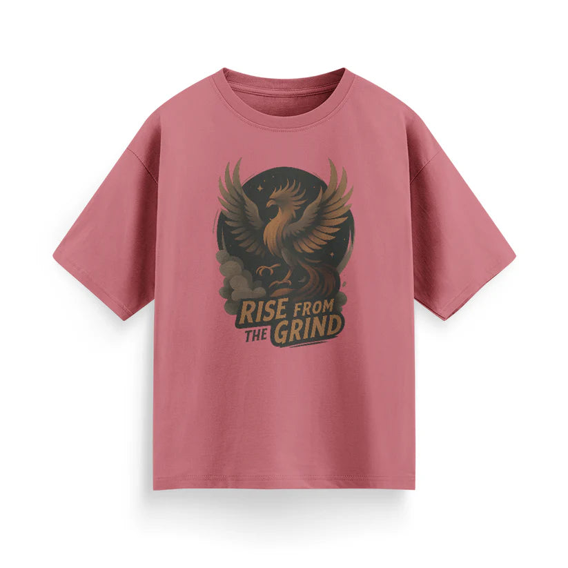 Rise from the Grind Unisex Oversized T-Shirt