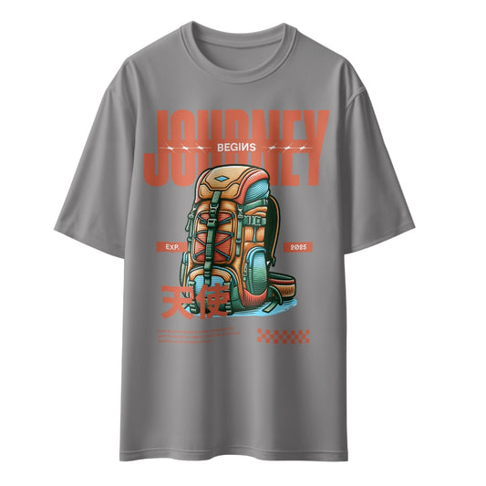 Journey Begins Unisex Oversized T-Shirt