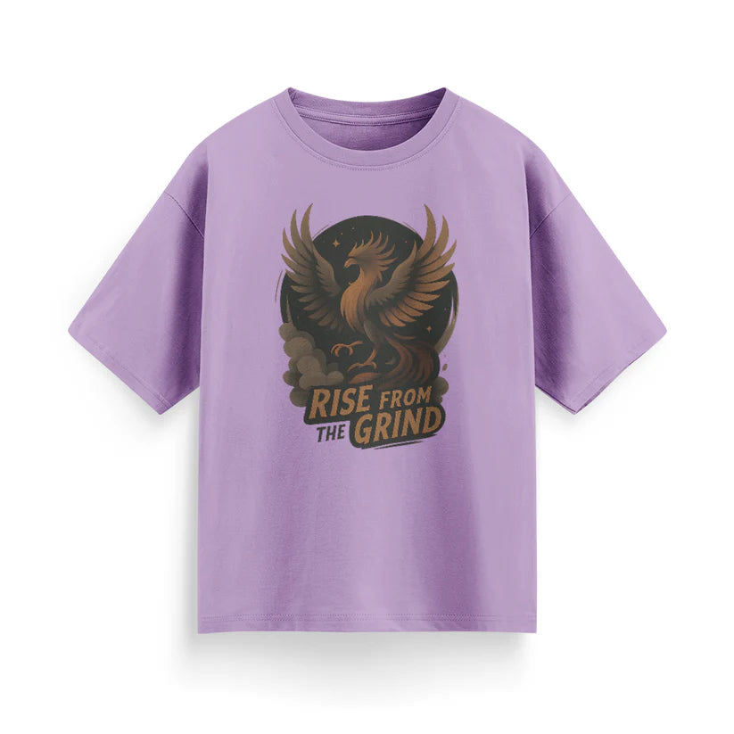 Rise from the Grind Unisex Oversized T-Shirt