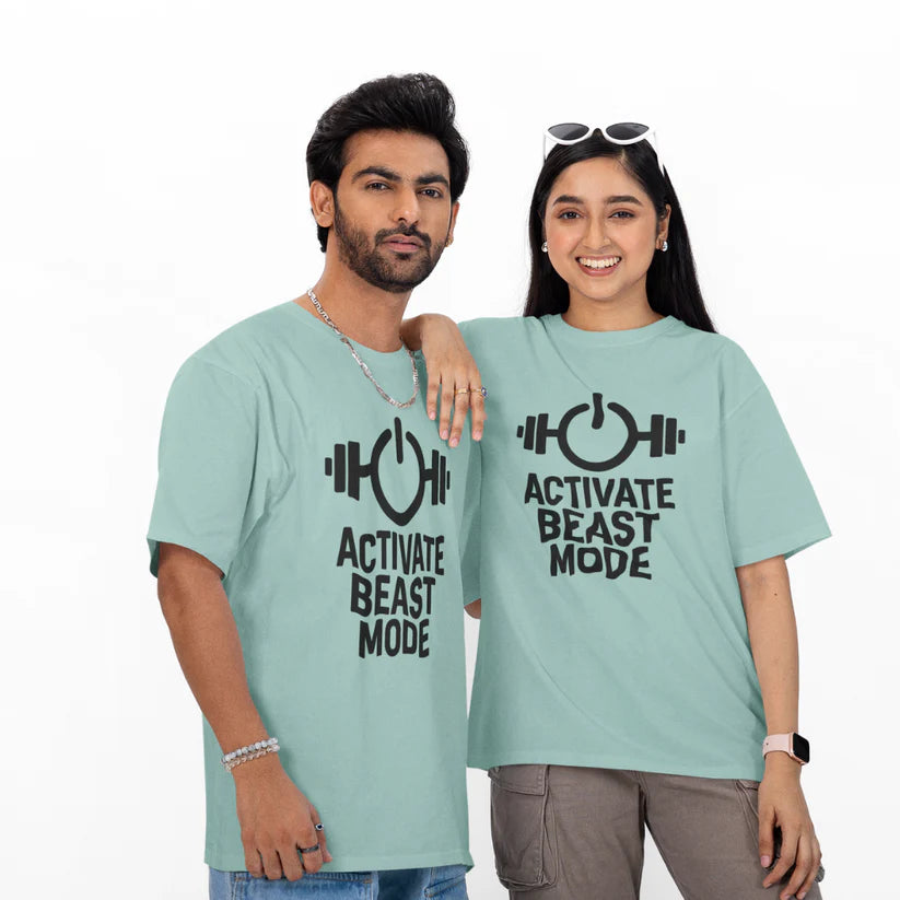 Activate Beast Mode Unisex Oversized T-Shirt