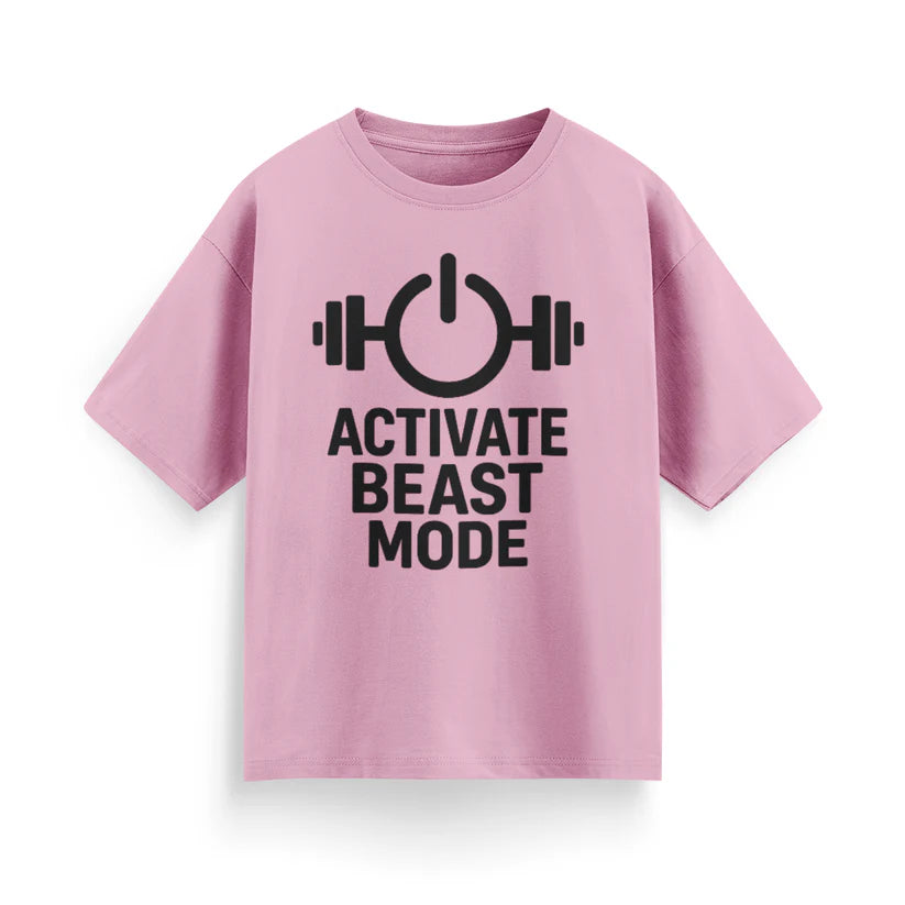 Activate Beast Mode Unisex Oversized T-Shirt
