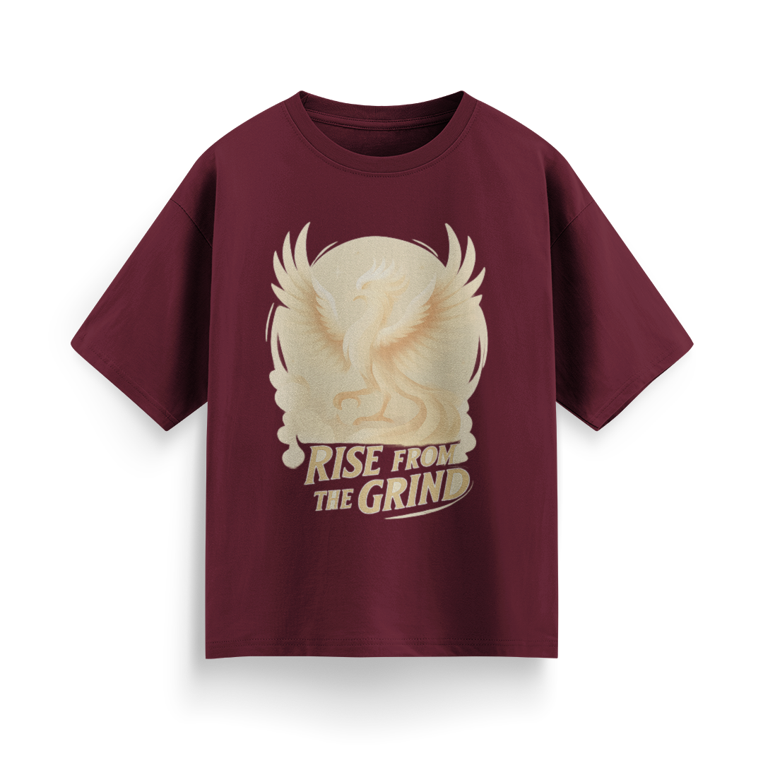 Rise from the Grind Unisex Oversized T-Shirt