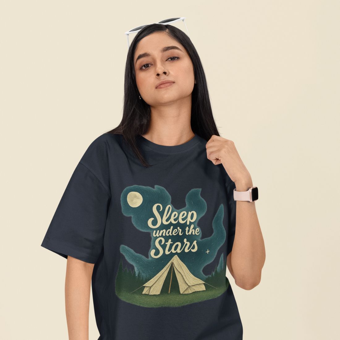 Sleep Under the Stars Unisex Oversized  T-Shirt