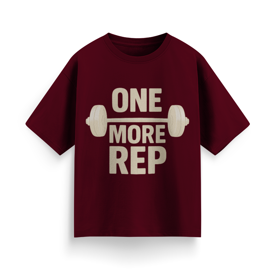 One More Rep Unisex Oversized T-Shirt