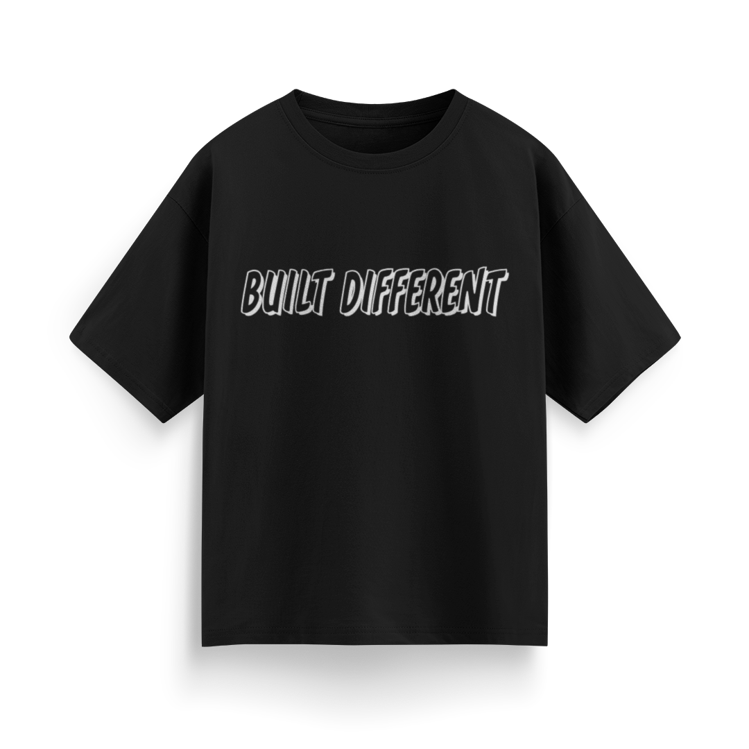 Built Different Unisex Oversized T-Shirt