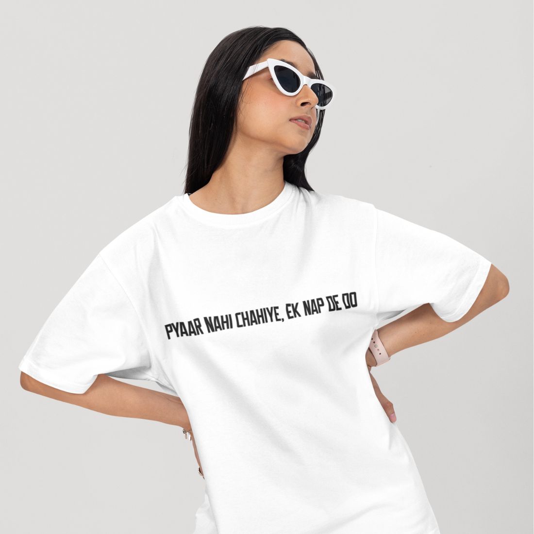 Pyaar Nahi Chahiye, Ek Nap Dedo Unisex Oversized T-Shirt