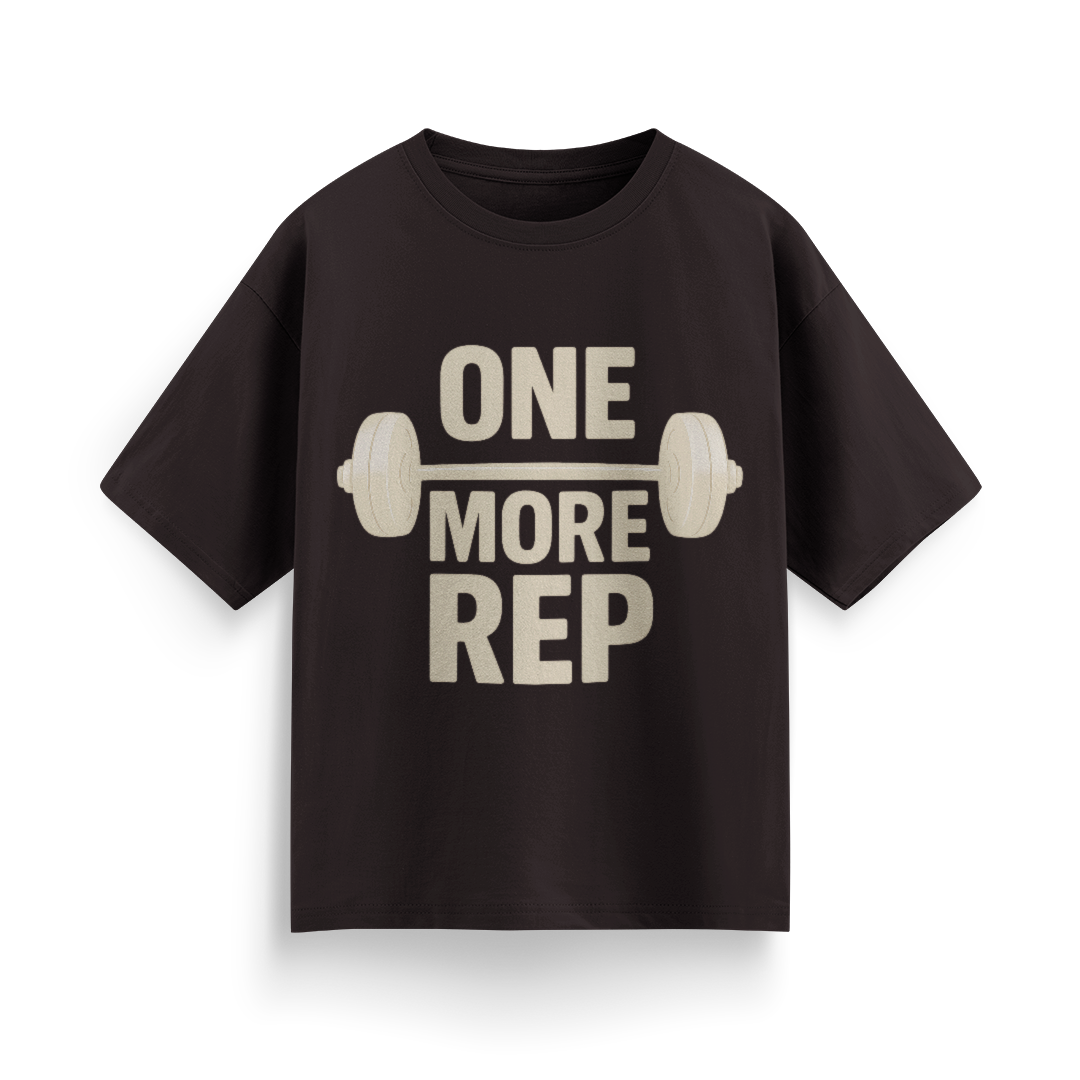 One More Rep Unisex Oversized T-Shirt