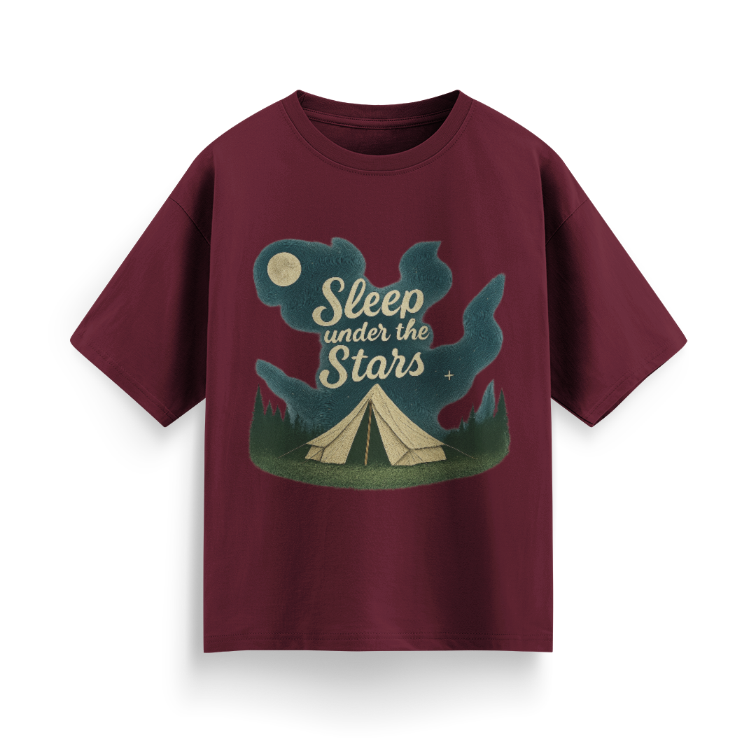 Sleep Under the Stars Unisex Oversized  T-Shirt