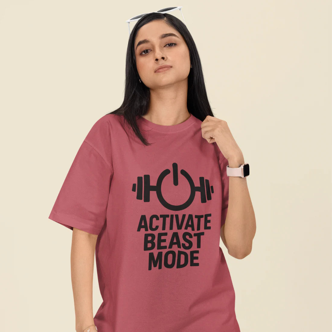 Activate Beast Mode Unisex Oversized T-Shirt
