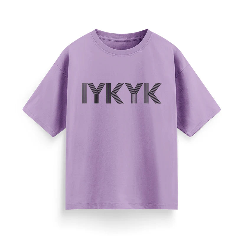IYKYK Unisex Oversized T-Shirt