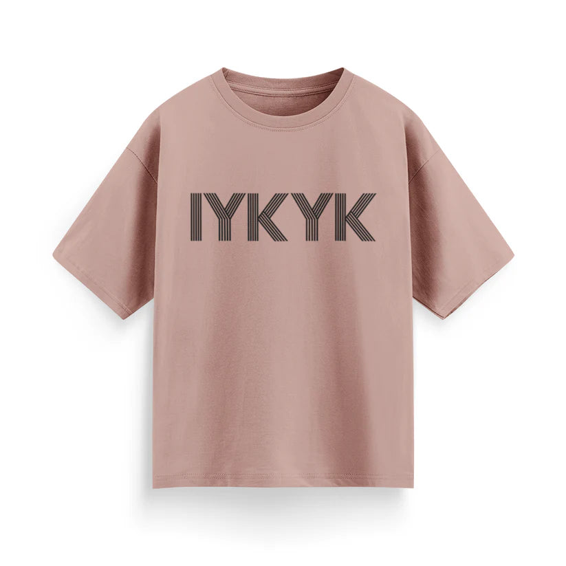 IYKYK Unisex Oversized T-Shirt