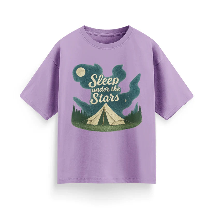 Sleep Under the Stars Unisex Oversized  T-Shirt