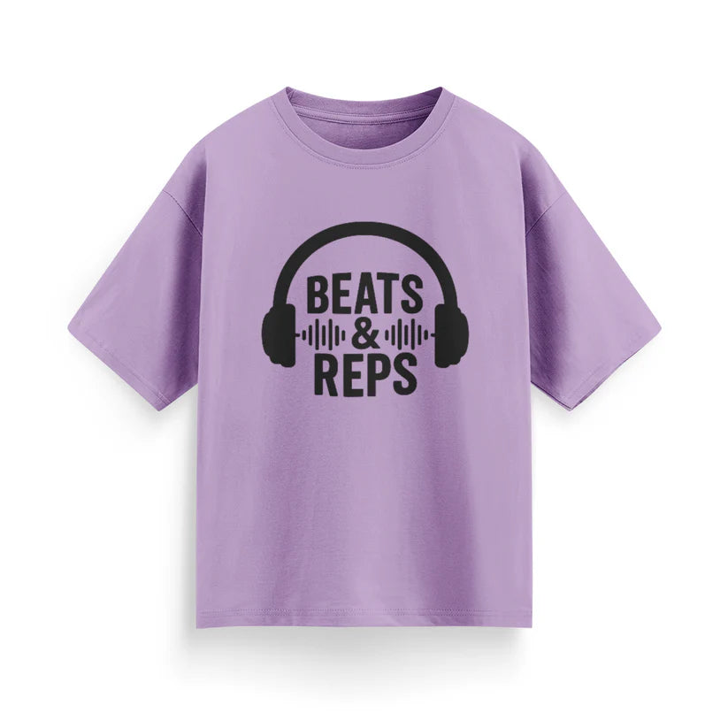 Beats and Reps Unisex Oversized T-Shirt