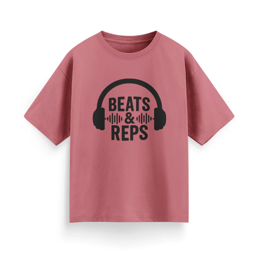 Beats and Reps Unisex Oversized T-Shirt