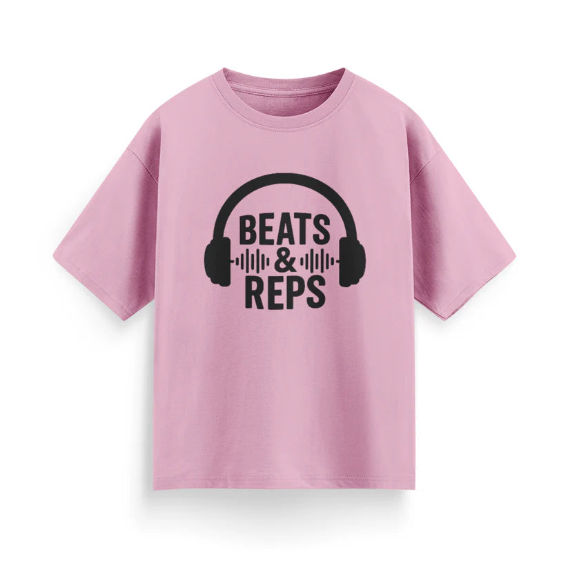 Beats and Reps Unisex Oversized T-Shirt
