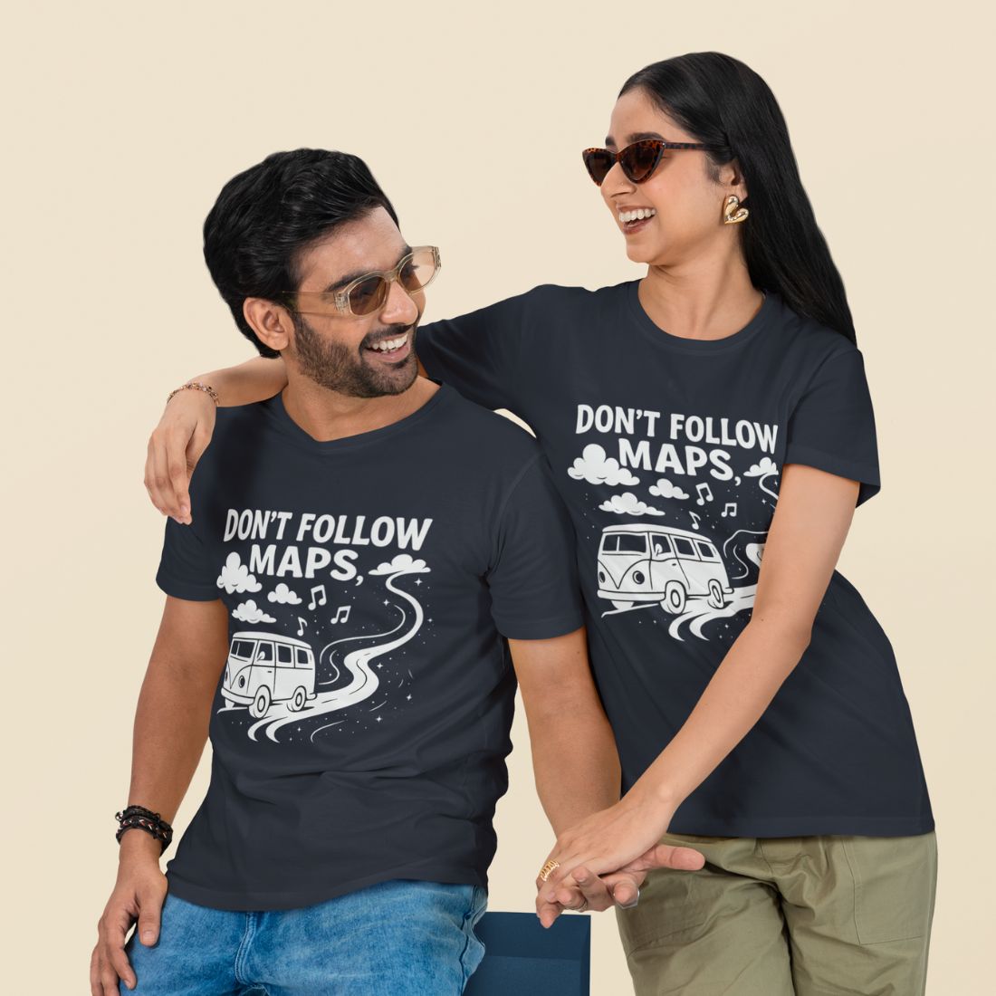Don’t Follow Maps Unisex Oversized T-Shirt