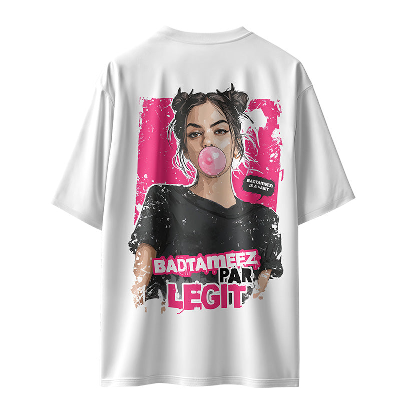 Badtameez Par Legit Unisex Oversized T-Shirt