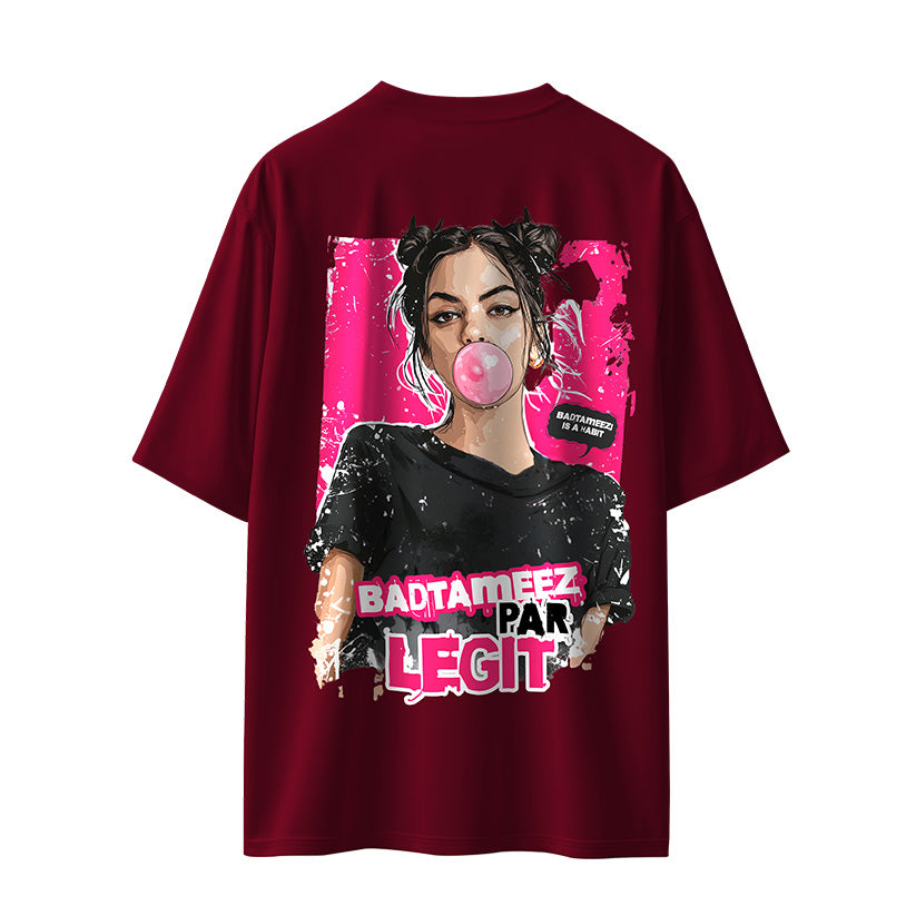 Badtameez Par Legit Unisex Oversized T-Shirt
