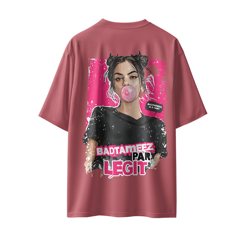 Badtameez Par Legit Unisex Oversized T-Shirt