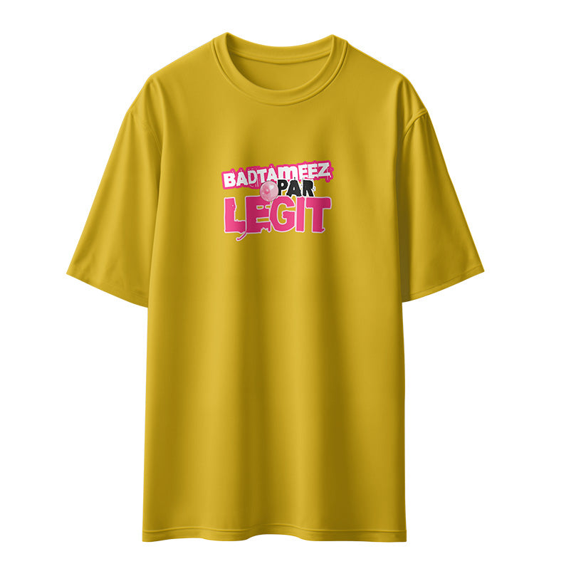 Badtameez Par Legit Unisex Oversized T-Shirt