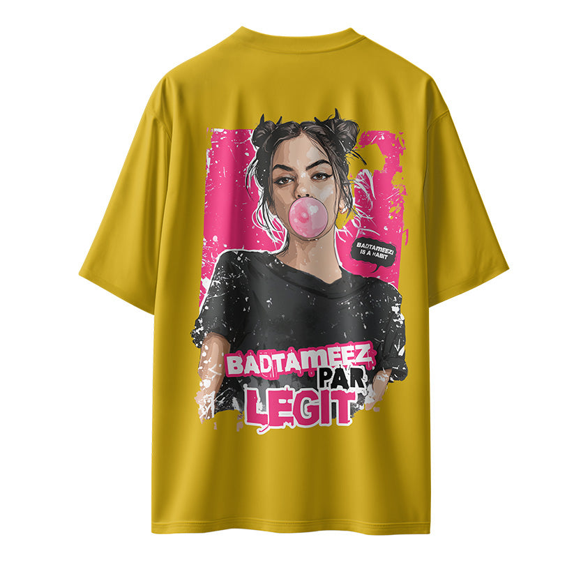 Badtameez Par Legit Unisex Oversized T-Shirt
