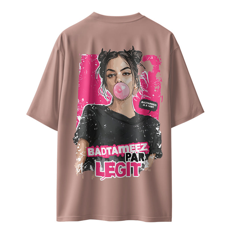 Badtameez Par Legit Unisex Oversized T-Shirt