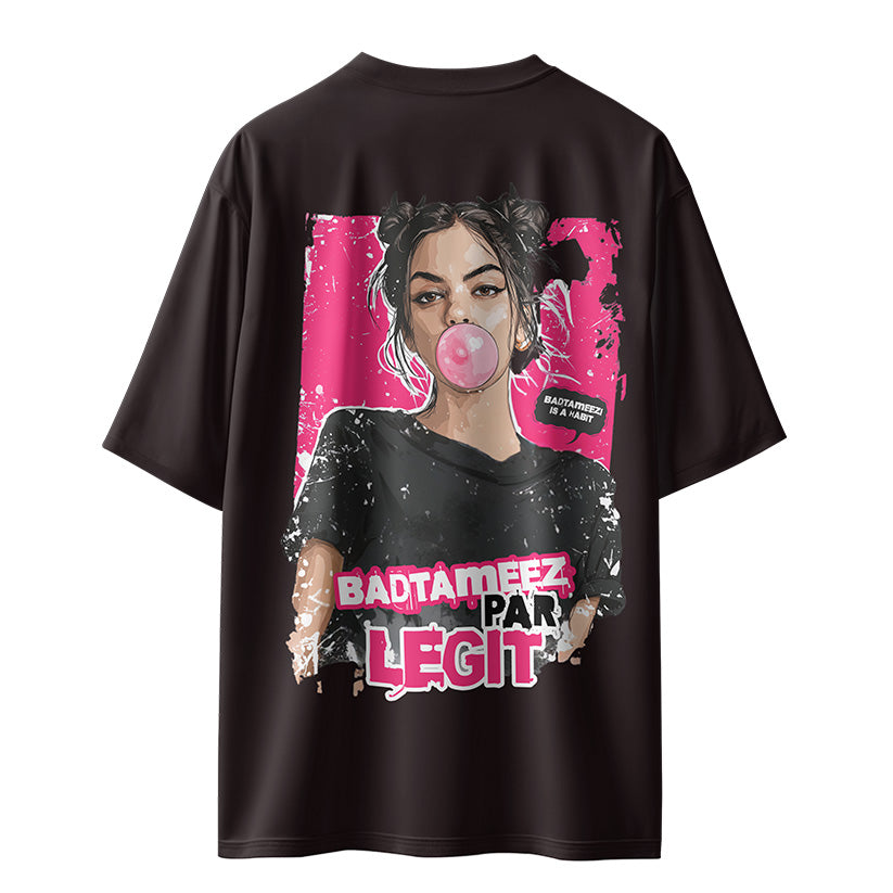 Badtameez Par Legit Unisex Oversized T-Shirt