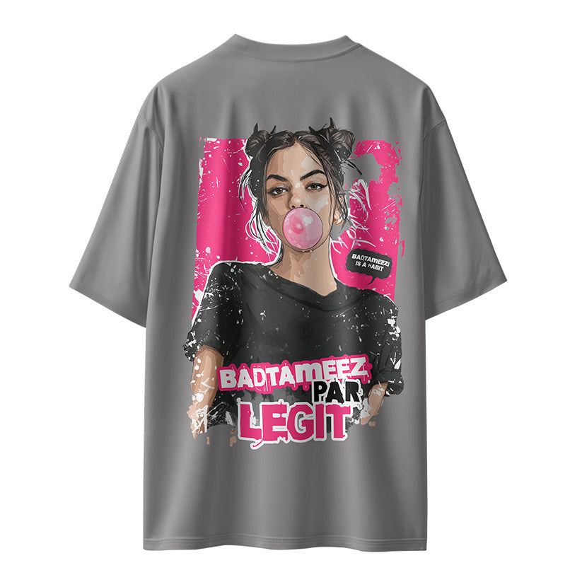 Badtameez Par Legit Unisex Oversized T-Shirt