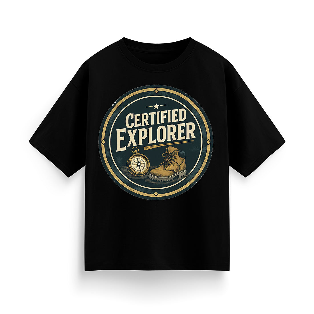 Certified Explorer Unisex Oversized T-Shirt