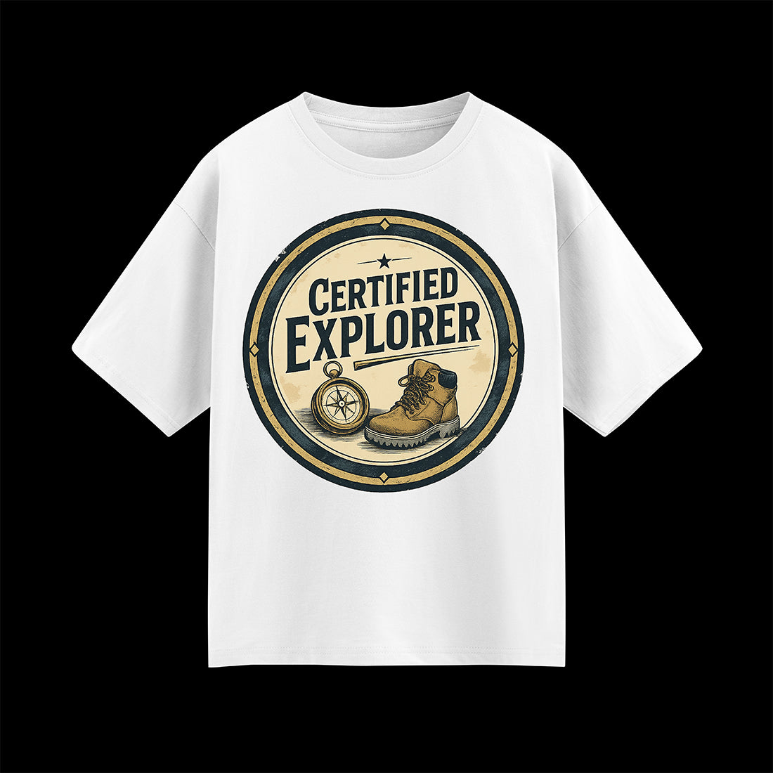 Certified Explorer Unisex Oversized T-Shirt