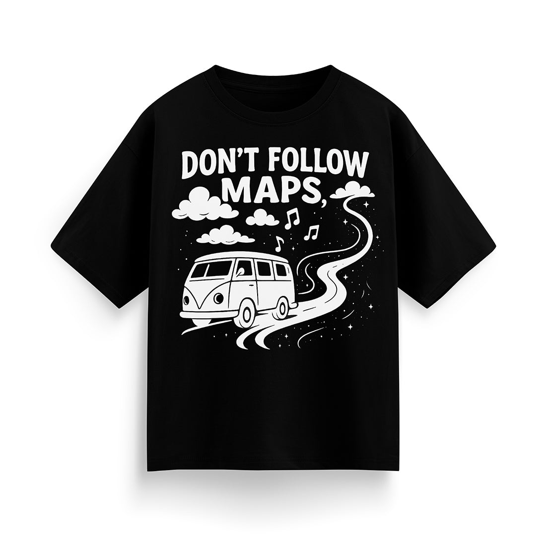 Don’t Follow Maps Unisex Oversized T-Shirt