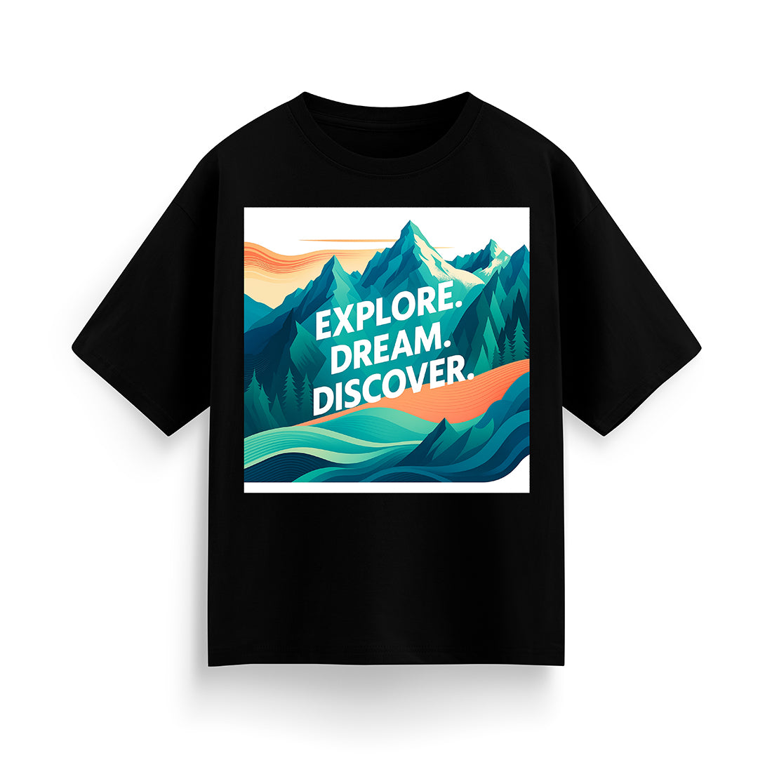 Explore. Dream. Discover Unisex Oversized T-Shirt