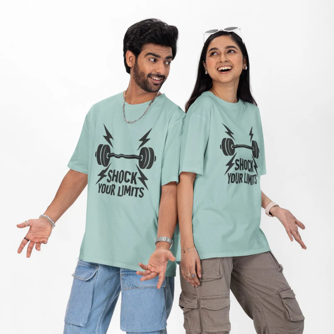 Shock Your Limits Unisex Oversized T-Shirt