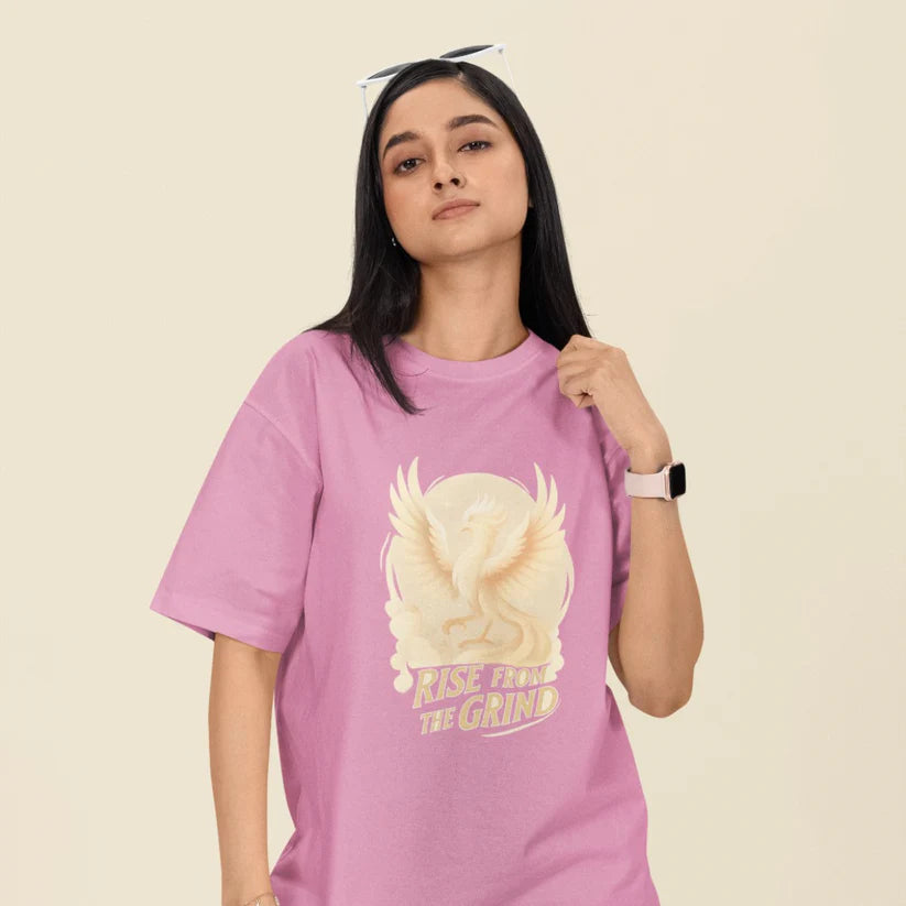 Rise from the Grind Unisex Oversized T-Shirt