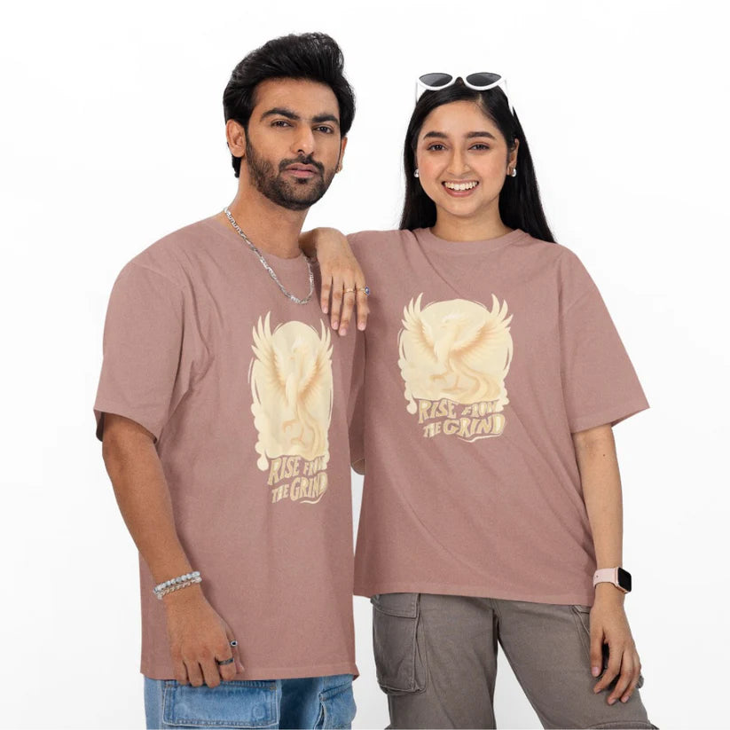 Rise from the Grind Unisex Oversized T-Shirt