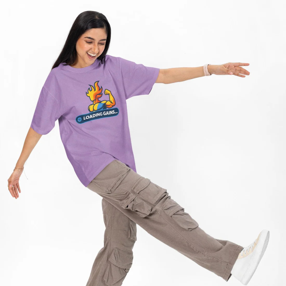 Loading Gains Unisex Oversized T-Shirt