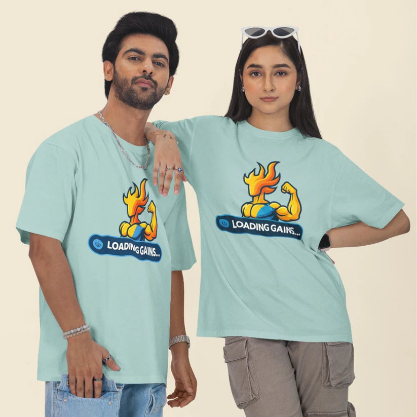 Loading Gains Unisex Oversized T-Shirt