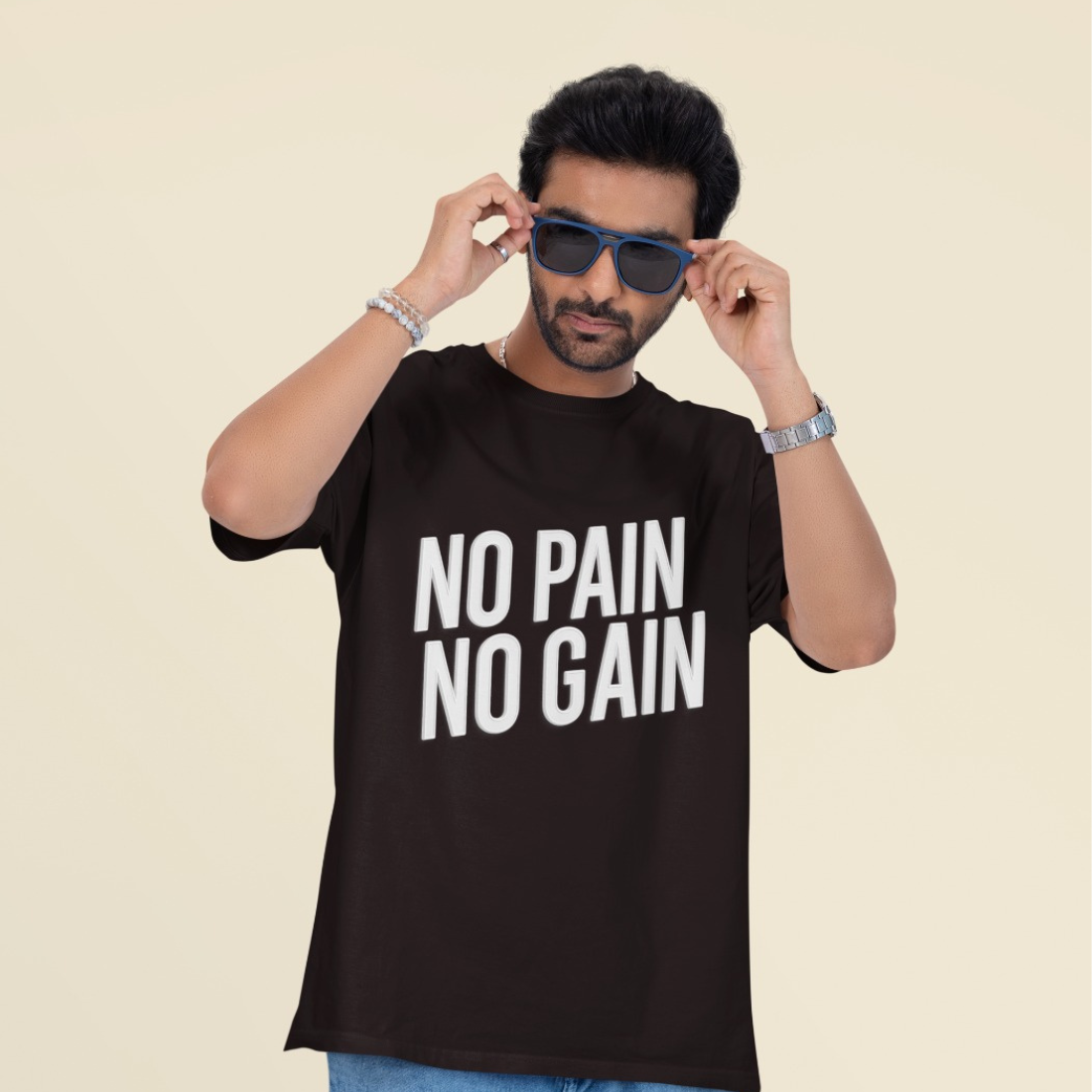 No Pain, No Gain Unisex Oversized T-Shirt