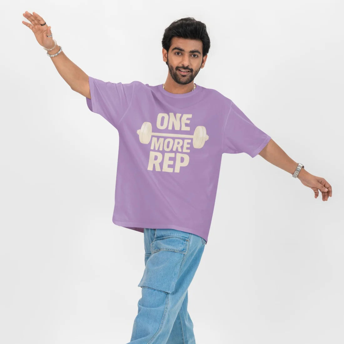 One More Rep Unisex Oversized T-Shirt