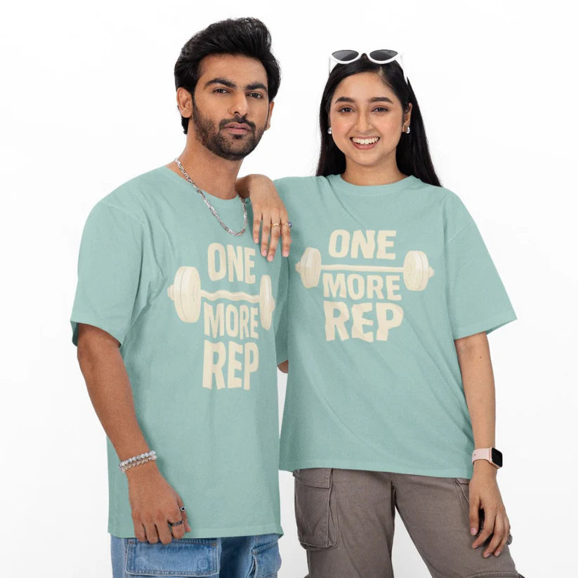 One More Rep Unisex Oversized T-Shirt
