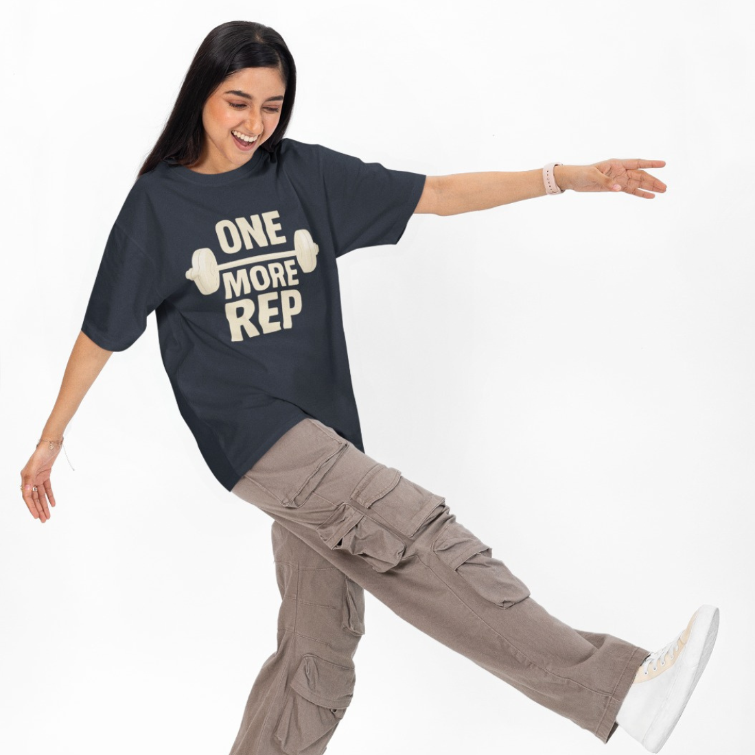 One More Rep Unisex Oversized T-Shirt