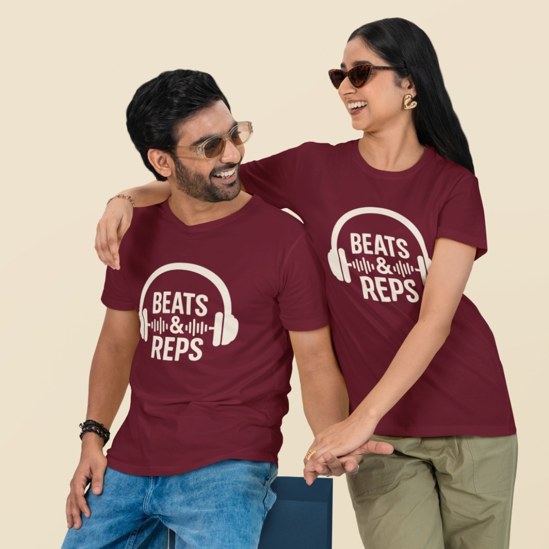 Beats and Reps Unisex Oversized T-Shirt