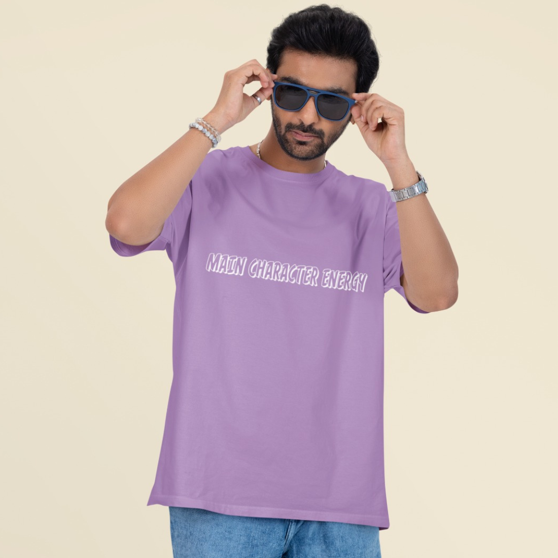Main Character Energy Unisex Oversized T-Shirt