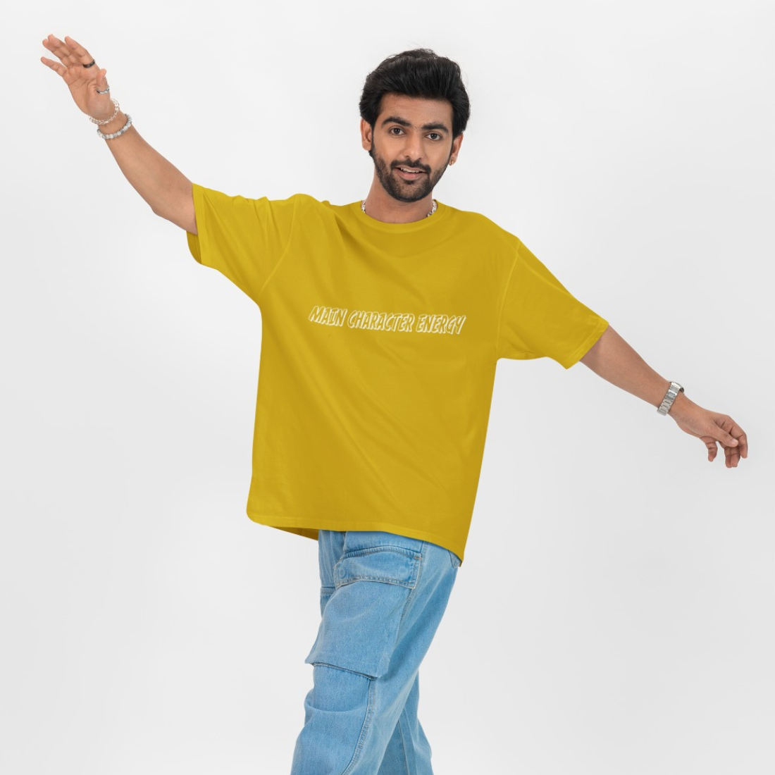 Main Character Energy Unisex Oversized T-Shirt