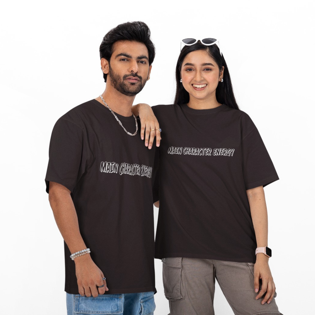 Main Character Energy Unisex Oversized T-Shirt
