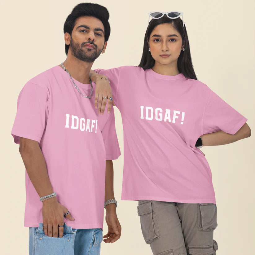 IDGAF! Unisex Oversized T-Shirt