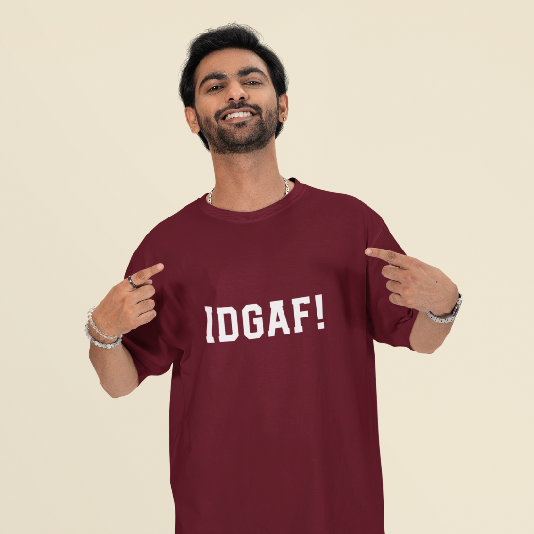 IDGAF! Unisex Oversized T-Shirt